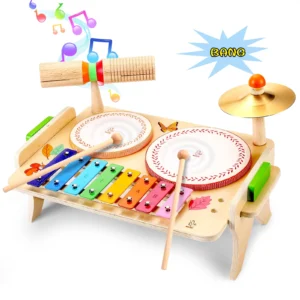 Kids Drum Set, Musical Instruments Xylophone