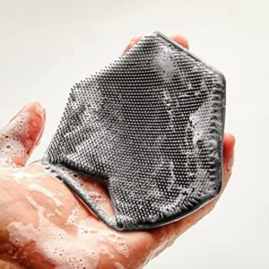 Exfoliates & Deep Cleans - Silicone Shower - Grey