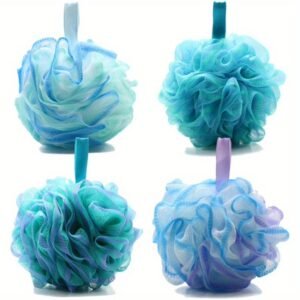 4 Pcs Gradient Color Bath & Shower Balls - Personal Care